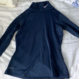 Nike turtleneck fleece lined dri fit